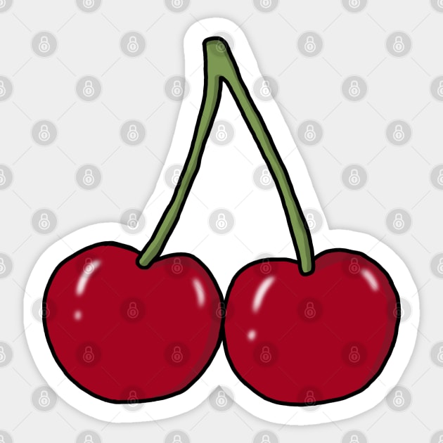 Cherry Sticker by Moonance